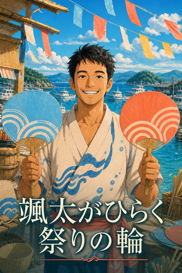 颯太がひらく祭りの輪 · つながり
